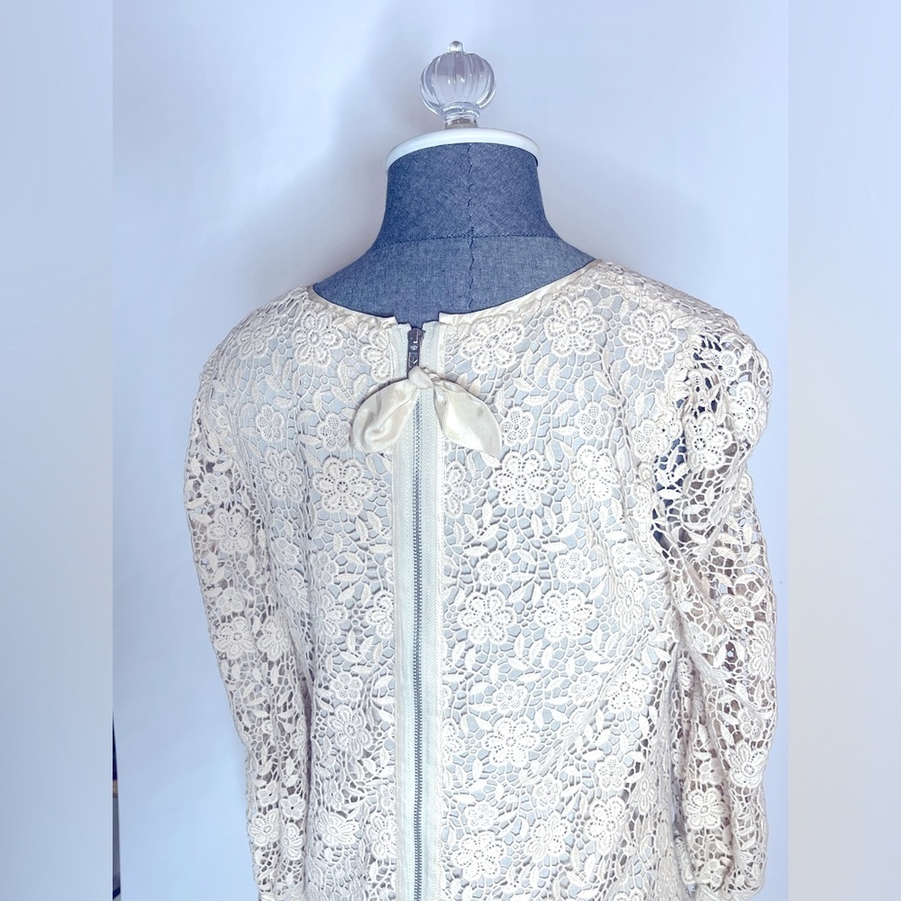 Juicy Couture Mini Cotton Lace Shift Dress - Picture 6 of 7